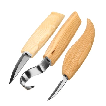 5 ks Rezbárska Fréza Nastaviť DIY Dreva Ručné Dláto drevorezbárstvo Čip Nože pre Drevospracujúci Ručné Náradie