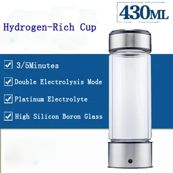 Vodík Voda Generátor Alkalické Maker Nabíjateľná Pitnej Vody Ionizátor Fľaša Super Antioxidan Bohaté Na Vodík Voda Cup