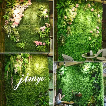 40*60 cm Umelé zelené steny falošné rastliny Eukalyptu leaf kytice DIY svadobné pozadie dekor hotel stylistom, kvetinové steny