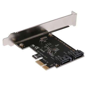 PCI-E slot karty PCI na SATA 3.0 Rozšírenie Karta s Držiakom 2-Portová SATA III 6Gbps Rozšírenie Adaptéra pci e sata3 pcie sata 3 karty Pre Minin