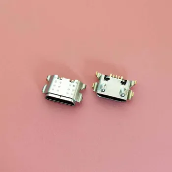 100ks/veľa Micro USB 5Pin Jack Konektor zásuvka Údaje nabíjací port chvost konektor Pre Samsung Galaxy A01 A015 A015F/DS