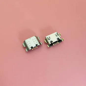 100ks/veľa Micro USB 5Pin Jack Konektor zásuvka Údaje nabíjací port chvost konektor Pre Samsung Galaxy A01 A015 A015F/DS