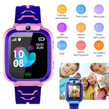 Otázka 12 Globálnych Deti Detí Smart Hodinky GPS SOS volanie miesto finder dieťa locator tracker anti-stratil baby monitor smart hodinky