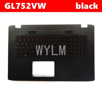 ROG GL752VW Pre ASUS GL752VL GL752V GL752VW GL752 Bilingválne notebook, klávesnica rám C prípade externého S Červené podsvietenie