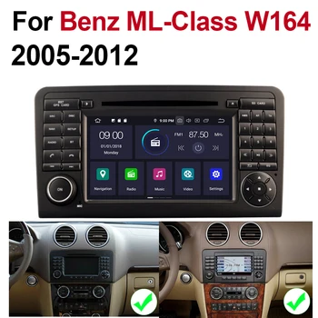 Auto DVD prehrávač Pre Mercedes Benz ML320 ML350 W164 2005 2006 2007 2008 2009 2010 2011 2012 NTG Multimediálnu GPS Navigáciu rádio