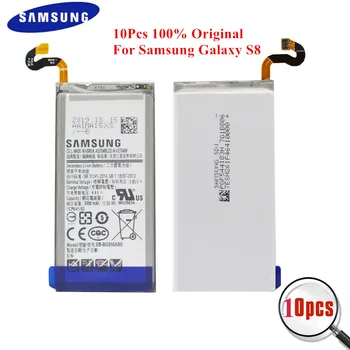 10pcs Originálne Batérie EB-BG950ABE pre Samsung Galaxy S8 G950 SM-G950F G950U G950W G950S G950K G950L G950FD G9500 G9508