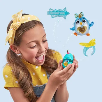 Nové MINI Pravý originál Rainbocornse Dúha Unicorn Magic Prekvapenie pet Doll Dievča Hračka darček