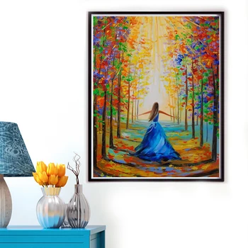 Rámovanie DIY Maľovanie Podľa Čísel Ženy Farebné Auta Plátno Obrázok Podľa Čísla Akrylová Farba Domova Wall Art Obraz 40x50cm