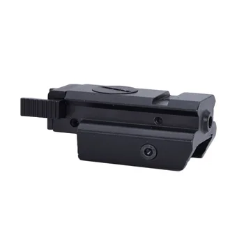 1mw Mini Červeným Laserovým Zameriavačom 20 mm Rail Pištole Weaver Picatinny Puška Rozsah Taktické Kompaktný Laser Kód Airsoft Zbraň na poľovné