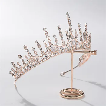 CC Koruny Tiara Hairband Svadobné Doplnky Ženy, Vlasy, Šperky Nádherný Kráľovná Tiaras a Korún, Strana Pláži pokrývku hlavy Jemné HG1286