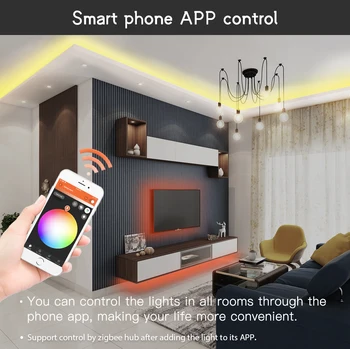 Zigbee smart home automation multi-function farby rgb controller smart home system rgbw zigbee 3.0 radič