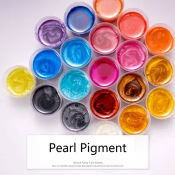 41 Farby Pearlescent Pigment Sľudový Prach Epoxidové Živice Farbivo Na Farbenie Pearl Pigment Živice Šperky Robiť