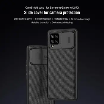 Nillkin Posuňte Fotoaparát Ochrana Šošovky, Ochranné puzdro pre Samsung Galaxy A51 A71 M51 S20 FE 2020 A42 5G S20 Plus Poznámka 20 Ultra