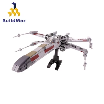 Buildmoc Mini Star Kravatu Fighter X Krídlo MicroFighters Vojen NA Walker Stavebné Bloky Star Hračky 05053 10195