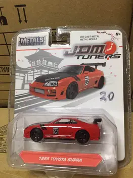 Ja da 1:64 1995 ck Toyo Supra zliatiny autíčka, hračky pre deti diecast model auta darček k Narodeninám