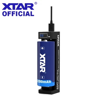 Nabíjačka XTAR ANT MC1 PLUS Malý Displej USB Nabíjačku Pre 3.6 V, 3,7 V Li-ion Batérie 10440 14500 16340 18700 26650 18650 NABÍJAČKY