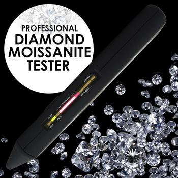 Diamond Moisanite Tester Drahokam 2pt Klenot Kameň Combo Gem Test Šperky Identifikátor Nástroj Zariadenia