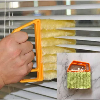1 Ks Cepillo de limpieza de ventanas de microfibra útil limpiador de herramientas cepillo limpieza de cepillo de herramienta