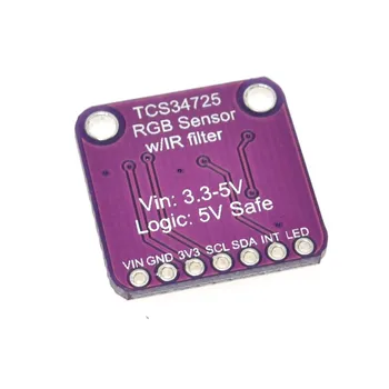 TCS34725 Farbu RGB Snímačom s IR Filter a Biele LED pre Arduino UNO R3