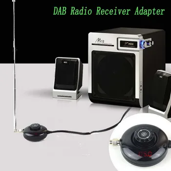 JINSERTA Prenosné DAB+ Tuner/Box pre Android USB Digitálne Audio Vysielanie Prijímač s Anténou pre Európu Android Auto DAB Rádio