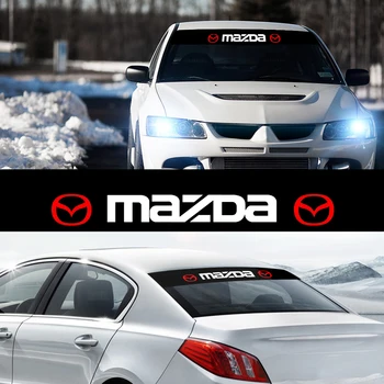 Auto Predné, Zadné, Slnečník čelné Sklo Odtlačkový Reflexné Nálepky Na Mazda ATENZA Axela 2 3 CX6 CX-5 CX4 CX3 MX-5 CX-9 2019