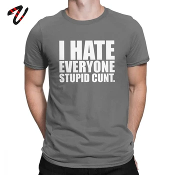 Neznášam Všetci Muži Tričko Autizmus Tričko Neznášam Ľudí, Osamelý Sociálne Nervózny Chlap Tees Úžasné Bavlna T-Shirt Swag Topy