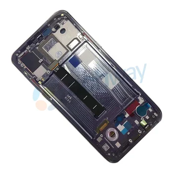AMOLED Pre Xiao Mi 9 Displej Dotykový Displej Digitalizátorom. Montáž Pantalla Xiao Mi 9 LCD displej S Rámom Mi9 Obrazovke Náhradné