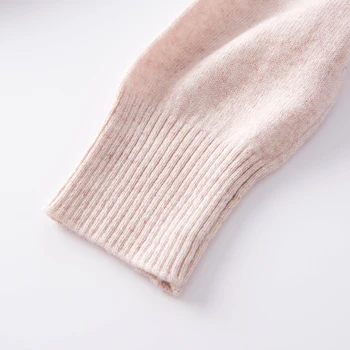 2019 cashmere zmiešané zrastov top turtleneck sveter žena jeseň a v zime sa ženy pulóver s dlhým rukávom farbou veľké veľkosť