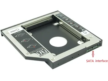 WZSM NOVÉ 9,5 mm SATA 2. SSD HDD Caddy pre Dell Latitude E6400 E6500 E6410 E6510 M4400 M4500 Pevného Disku Caddy