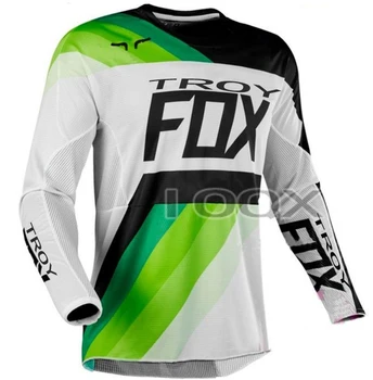 Doprava zadarmo Troy Fox MX Racing 360 Draftr Jersey Motocross Horský Bicykel na Koni Pre Honda Offroad Jazdenie Dlhý Rukáv