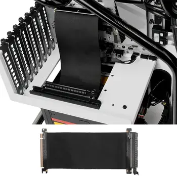 PCI Express 16x Flexibilný Kábel, Karta Rozšírenia Port Adaptéra Stúpačky Karty 1 Slot PCIe X16 Podstavec pre 1U 2U 3U Server IPC Podvozku