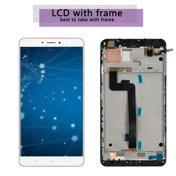 6.44 palcový Originálne LCD pre Xiao Mi Max 2 Displej Dotykový Displej Digitalizátorom. Montáž Obrazovke Nahradenie pre Max 2 LCD
