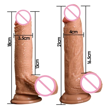 Dildo realistického godeho enorme ženské hračky 7/8 palca obrovský silikónové penis juguetes sexuales para la mujer penis realistico consolador