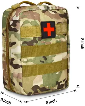 EMT Puzdro-Taktické Molle Prvej Pomoci Tašky, Malé Vojenské Zdravotnícke Blowout IFAK Kit Bag