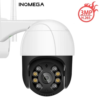 INQMEGA PTZ IP Kamera Ai WiFi Cloud Storage Pohybu Hlasové Upozornenie 3MP CCTV Kamera Farebná IR Svetlo Ai Audio Bezpečnostný Dohľad C