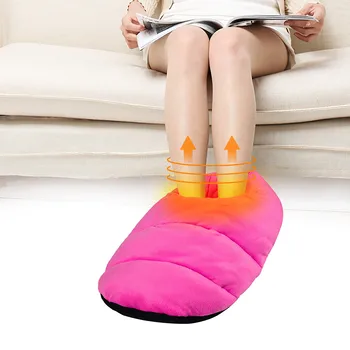 Zimné Domov Nohy Teplejšie USB Kúrenie Nohy Teplejšie Veľké Plnka Plyšové Topánky Pohodlné Bezpečnosti Užite si Rodina Otepľovanie Wholesales #