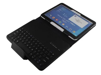 Ruský Vymeniteľné Bezdrôtovej Bluetooth Klávesnice Stojan PU Kožené Cover obal Pre Samsung Galaxy Tab 4 10.1 T530 T531 T535 Tablet