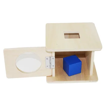 Montessori Detské Drevené Hračky Vzdelávania V Ranom Veku Dieťa Batoľa Imbucare Box S Geometrickými Kocky