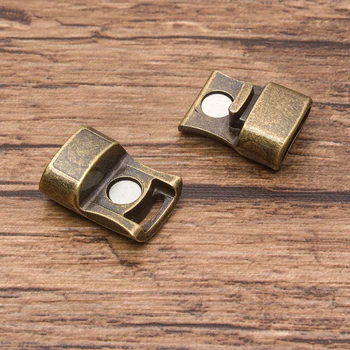 2 ks/veľa 5mm*10 mm Nerezová oceľ Magnetické veľkoobchod Pracky Háčik Konektor Pre Ručné DIY Šperky čo Supplie