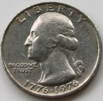Spojené Štáty 25 centov 25 mince 1976 reálne pôvodných mincí