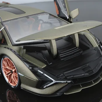 Bburago 1:18 Lamborghini Sian FKP37 auto zliatiny auto model simulácie auto dekorácie kolekcie darček hračka lejacích model chlapec hračka