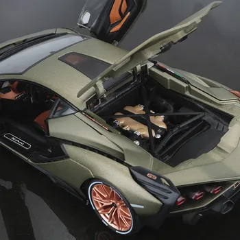 Bburago 1:18 Lamborghini Sian FKP37 auto zliatiny auto model simulácie auto dekorácie kolekcie darček hračka lejacích model chlapec hračka