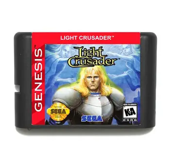 Svetlo Crusader 16 bit MD Hra Karty Pre Sega Mega Drive Pre Genesis
