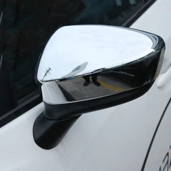 Pre Mazda 6 Atenza roky 2013-2018 ABS Chrome/Water transfer printing Uhlíkových Vlákien Bočné Spätné Zrkadlo Pokrytie Výbava Auta Styling 2ks