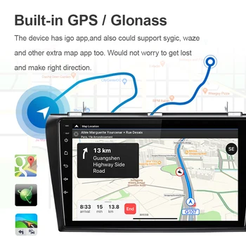 EBILAEN Auto Multimediálny Prehrávač Pre Mazda 3 BK Mazda3 2004-2009 Android 10.0 Navigáciu Autoradio magnetofón GPS Video, Stereo