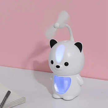 USB Cartoon Medveď Zvlhčovač Vzduchu Farebné LED Nočné Svetlo Hmly Stroj Medveď Zvlhčovač Rozprašovač Čistička Vzduchu Zvlhčovač