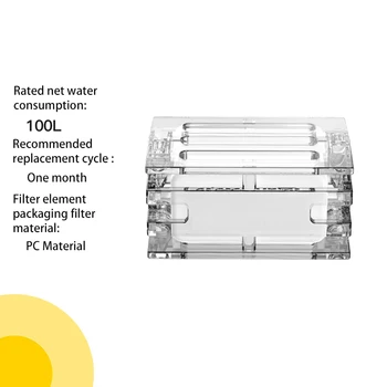 Zvlhčovač čistenie vody box nádrž na vodu vyhradená všeobecné iónom striebra na čistenie vody box