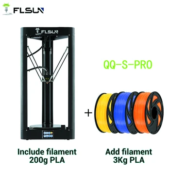 FLSUN 3D Tlačiarne QQ-S-PRO Vysokej Rýchlosti Nové Auto-vyrovnanie Prepínanie Veľké Veľkosť Tlače kossel Delta 3d Tlačiarne Dotykový displej