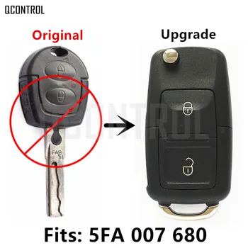 QCONTROL Upgrade Auta, Diaľkové Tlačidlo pre SEAT ALHAMBRA/AROSA/CORDOBA/IBIZA/LEON/TOLEDO 5FA 007680