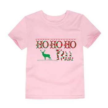 Detské Oblečenie Chlapci T-shirt Lete Vianočný Sob T Košele, Topy Tee Deti Oblečenie Baby Chlapci, Dievčatá T-Shirts Dievčatá Vianoce Tees